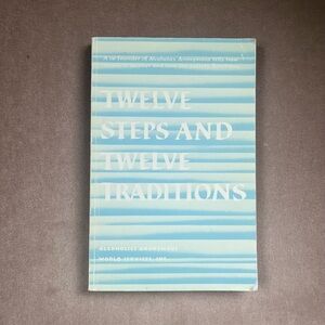 Twelve Steps and Twelve Traditions book in near perfect condition.